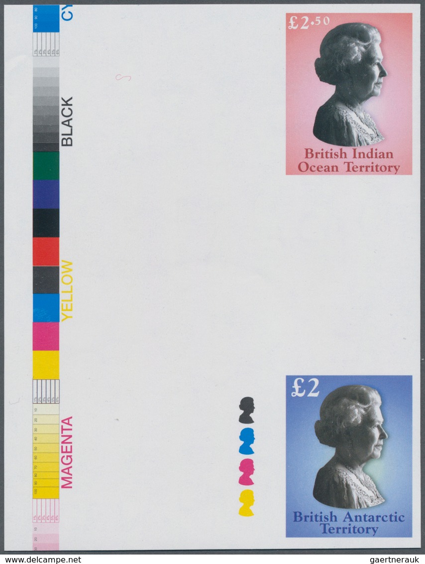 Britisches Territorium Im Indischen Ozean: 2003, QEII Definitive Issue Vertical IMPERFORATE Gutter P - Andere & Zonder Classificatie