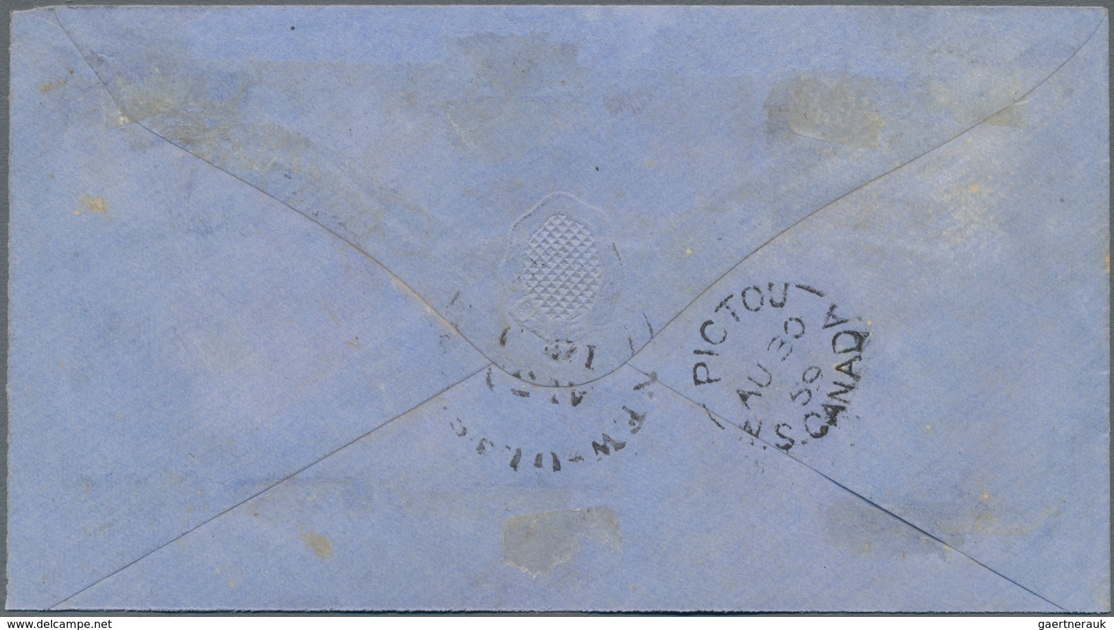 Canada: 1868/69, Six Very Fine Covers, Each Franked With 3 Cent QV Large Type. - Other & Unclassified