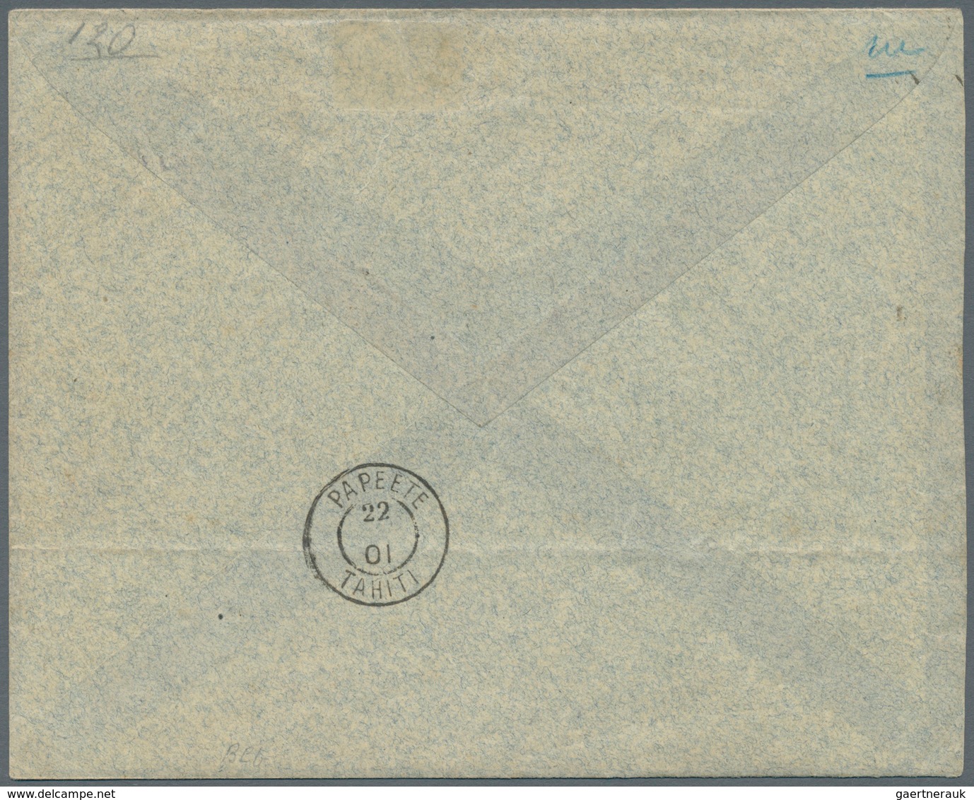 Cook-Inseln: 1901, Angel Tern 1 Sh. Carmin Tied By Cds. "COOK ISLAND...SE.01" To Registered Cover Ad - Cookeilanden