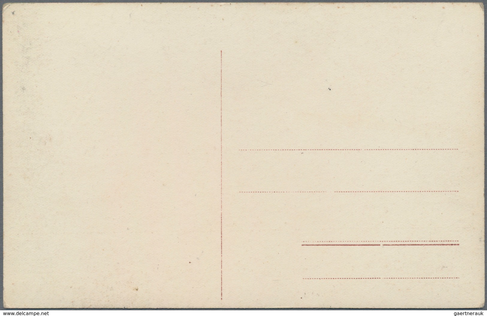 Curacao: 1917, 12 1/2 C blue postal stationery envelope, uprated with 10 C rose, sent registered fro