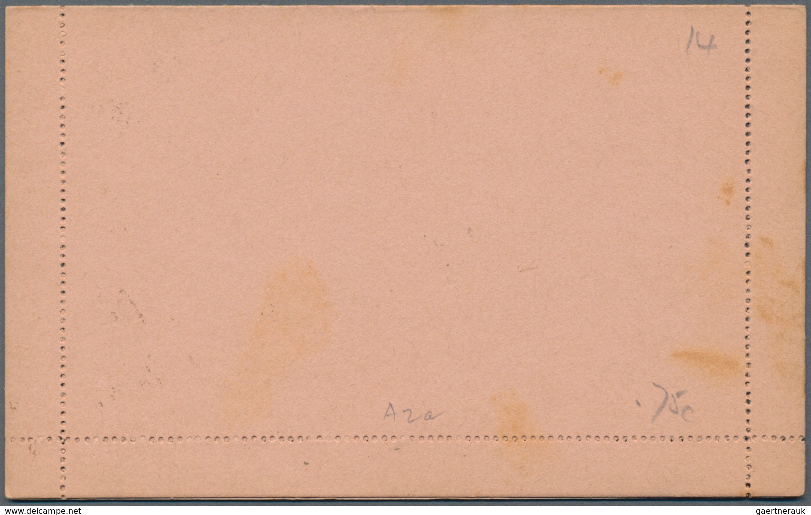 Diego Suarez: 1892 Three Unused Postal Stationery Lettercards With Different Kinds Of Perforation, O - Andere & Zonder Classificatie