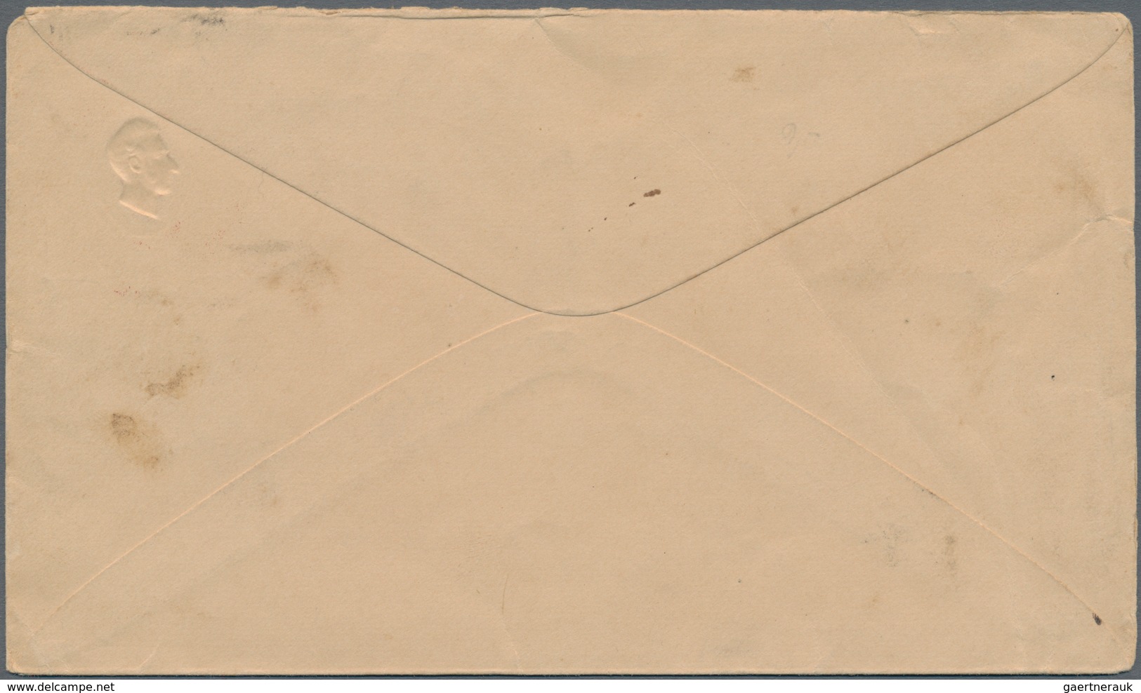 Ecuador - Ganzsachen: 1892, Envelope 5 Cts. Uprated 5 Cts. With Handwritten Marking "Cattinar Junio - Ecuador