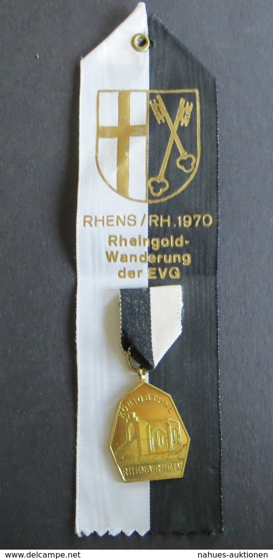 Medaille Rheingold Wanderung Der EVG 1970 Königstuhl Rhens-Rhein  - Other & Unclassified