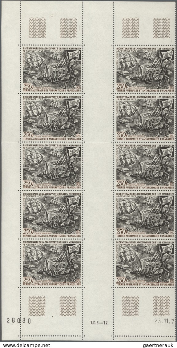 Französische Gebiete In Der Antarktis: 1972, Bicentenary Of Discovery Of Kerguelen Islands, Airmail - Autres & Non Classés