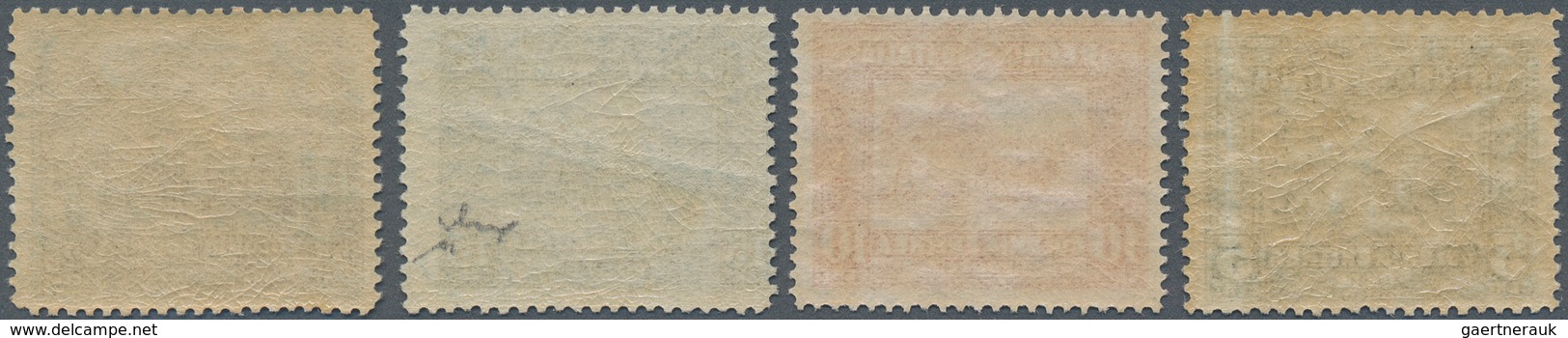 Italienisch-Eritrea: 1910/1914, Definitive Issue‚ Government Building And Plow‘ Complete Set With Sc - Eritrea