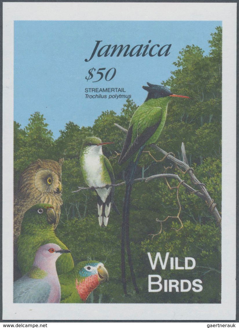 Jamaica: 1995, Jamaica. IMPERFORATE Souvenir Sheet For The BIRD Series Showing "Jamaican Pennant Hum - Jamaica (1962-...)