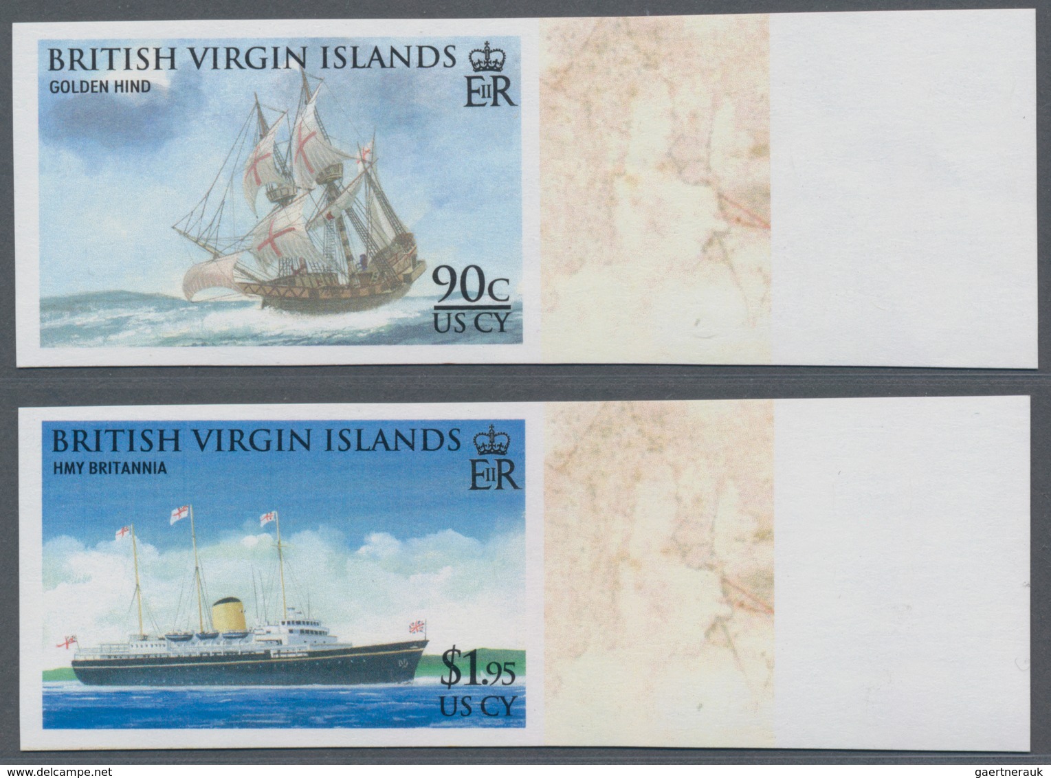 Jungferninseln / Virgin Islands: 2009, Sea Faring And Exploration Complete IMPERFORATE Set Of Six Fr - Britse Maagdeneilanden