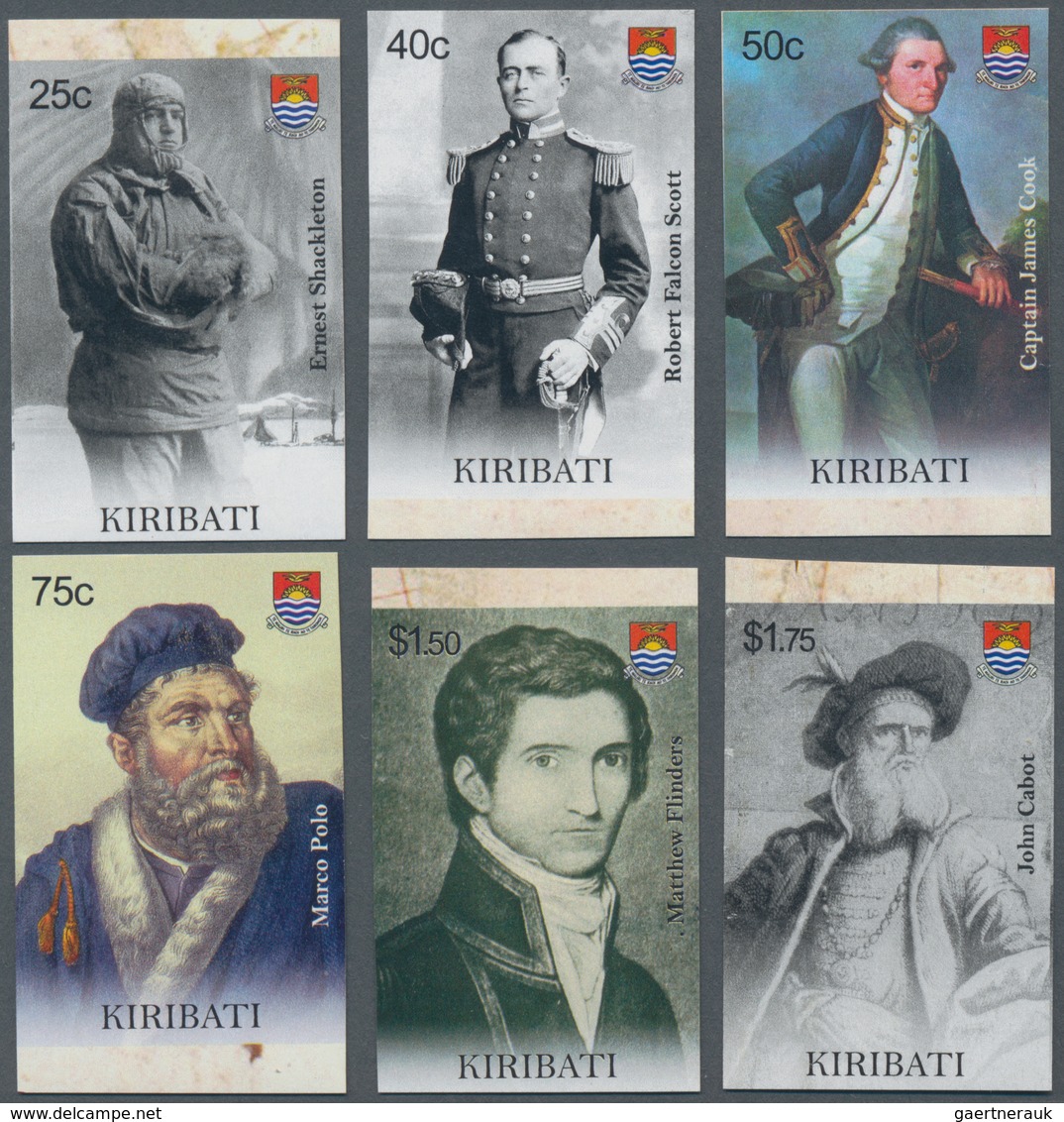 Kiribati (Gilbert-Inseln): 2009, Navigators And Explorers (Shackleton, Scott, Cook, Marco Polo, Flin - Kiribati (1979-...)
