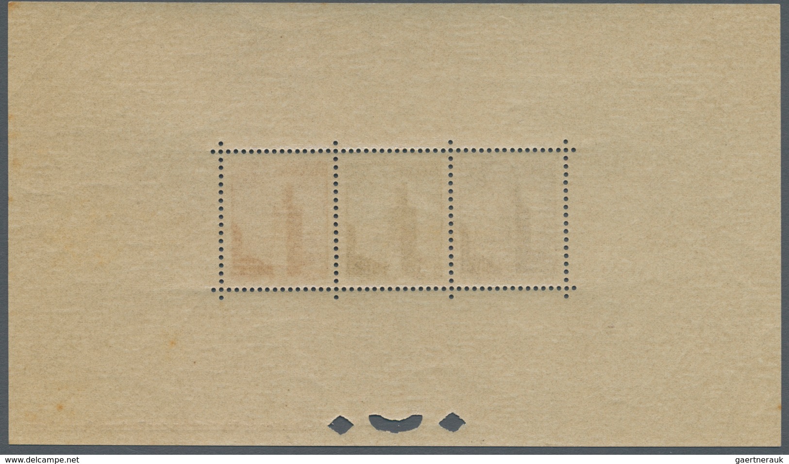 Marokko: 1955, definitives, 17 values in 6 blocks de epreufes, rare.