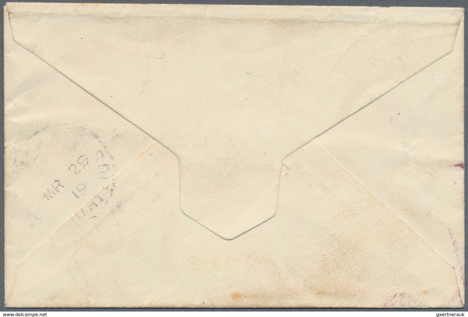 Mauritius: 1910/1919. Calling Card Size Small Postal Stationery Envelope 2c Brown Addressed To Moka - Mauritius (...-1967)