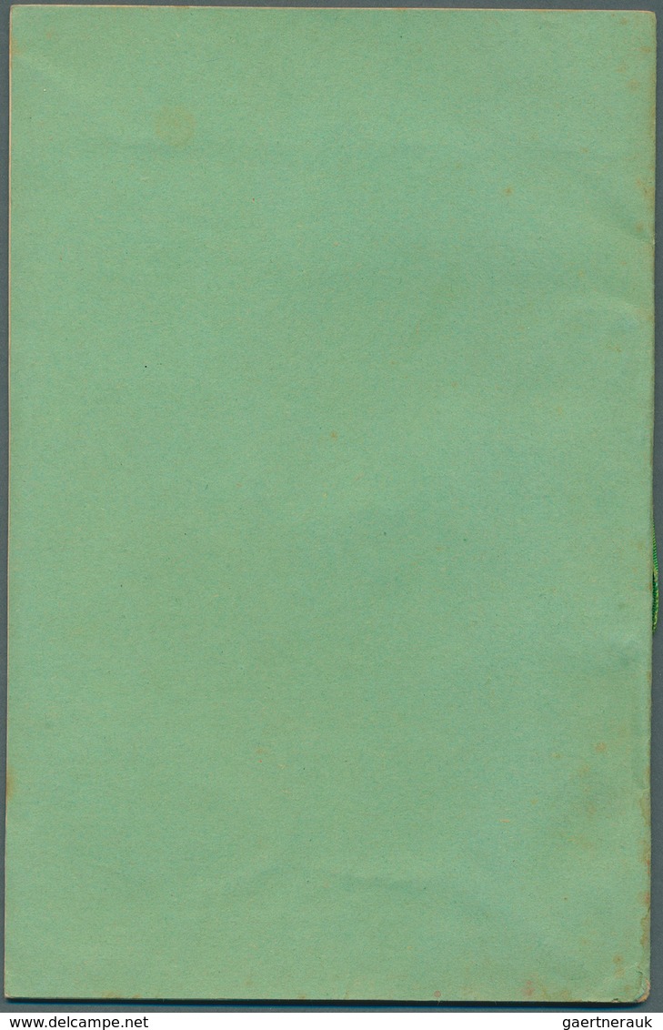 Mexiko - Ganzsachen: 1886, UPU Postal-identification-pass "Libretta De Identidad" With Inside Cancel - Mexico