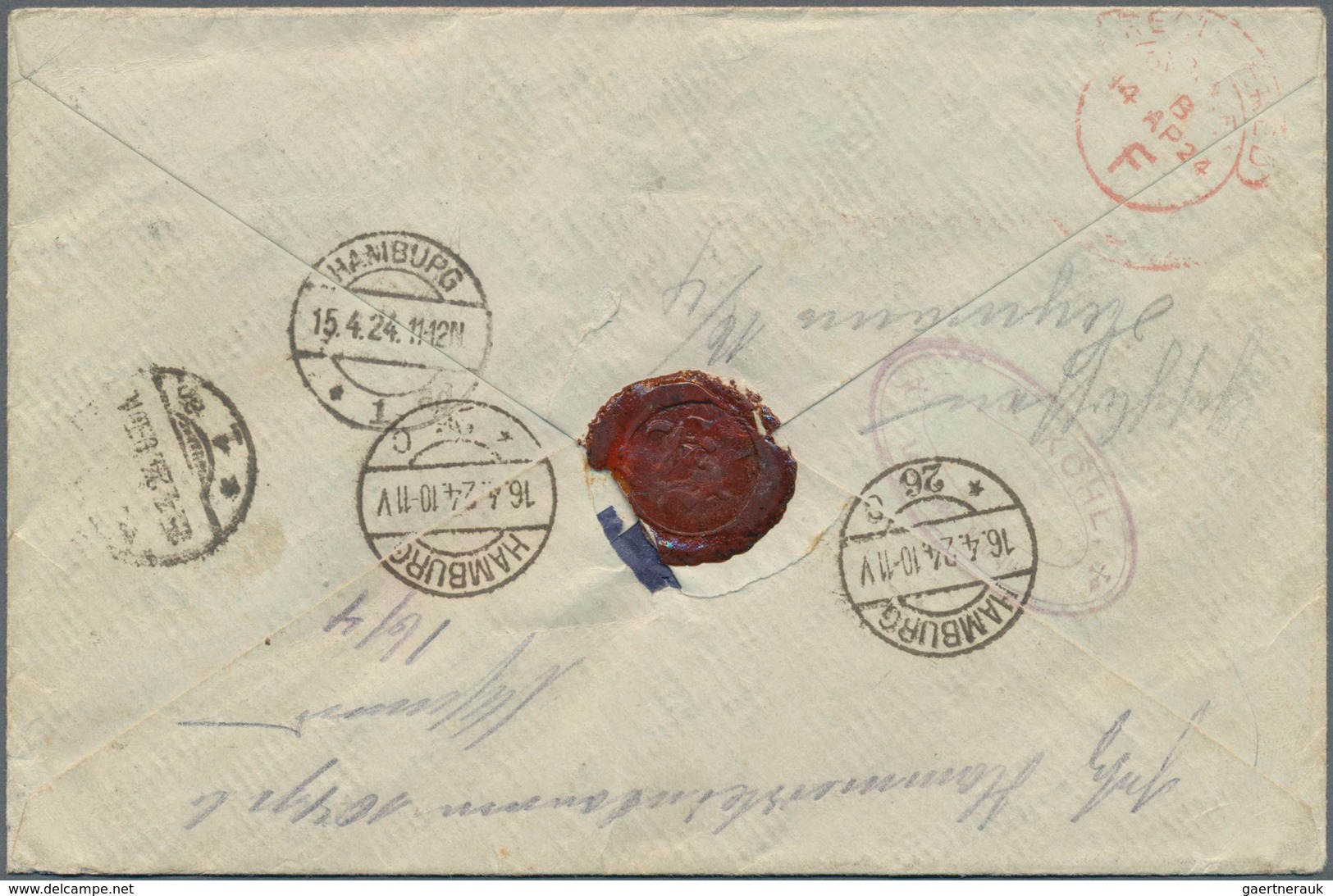 Mocambique: 1913/22, 1/2 C. Black, 1 C. Green (2), 1 1/2 C. Violet Brown, 2 C. Carmine, 5 C. Dark Bl - Mozambique