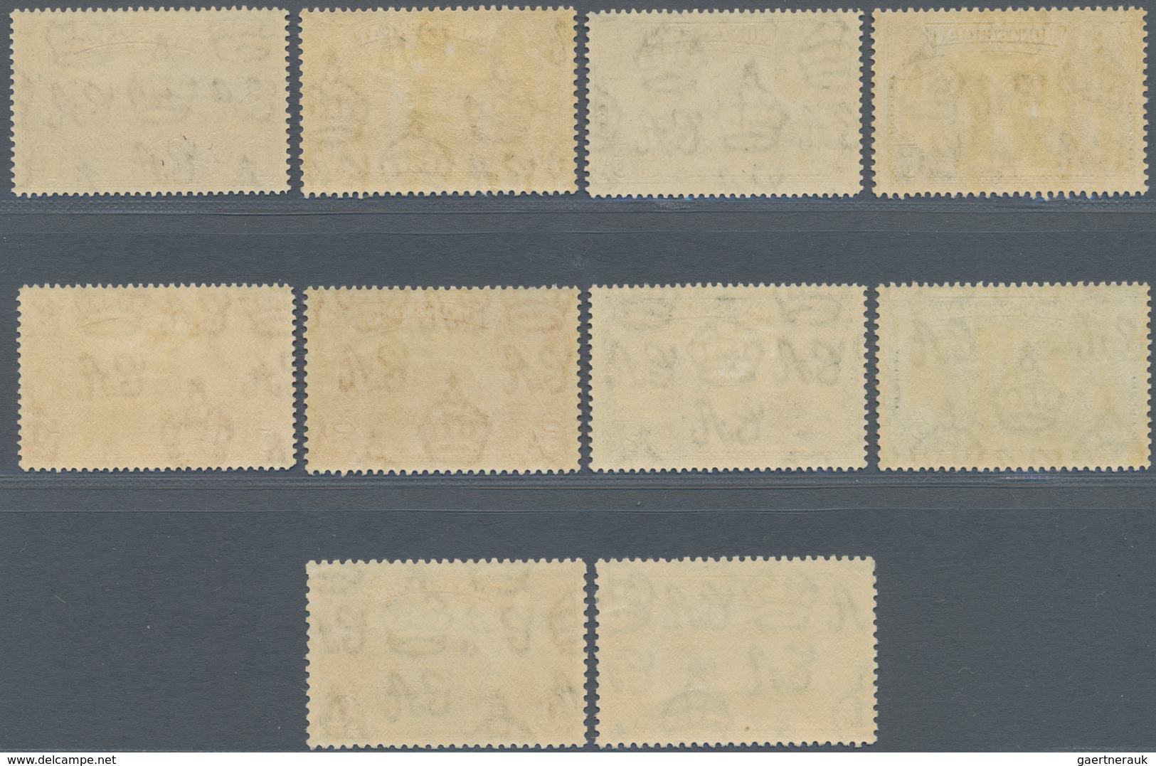 Montserrat: 1938/1949, KGVI Pictorial Definitives Complete Set Of 12 And Additional Different Perfor - Other & Unclassified