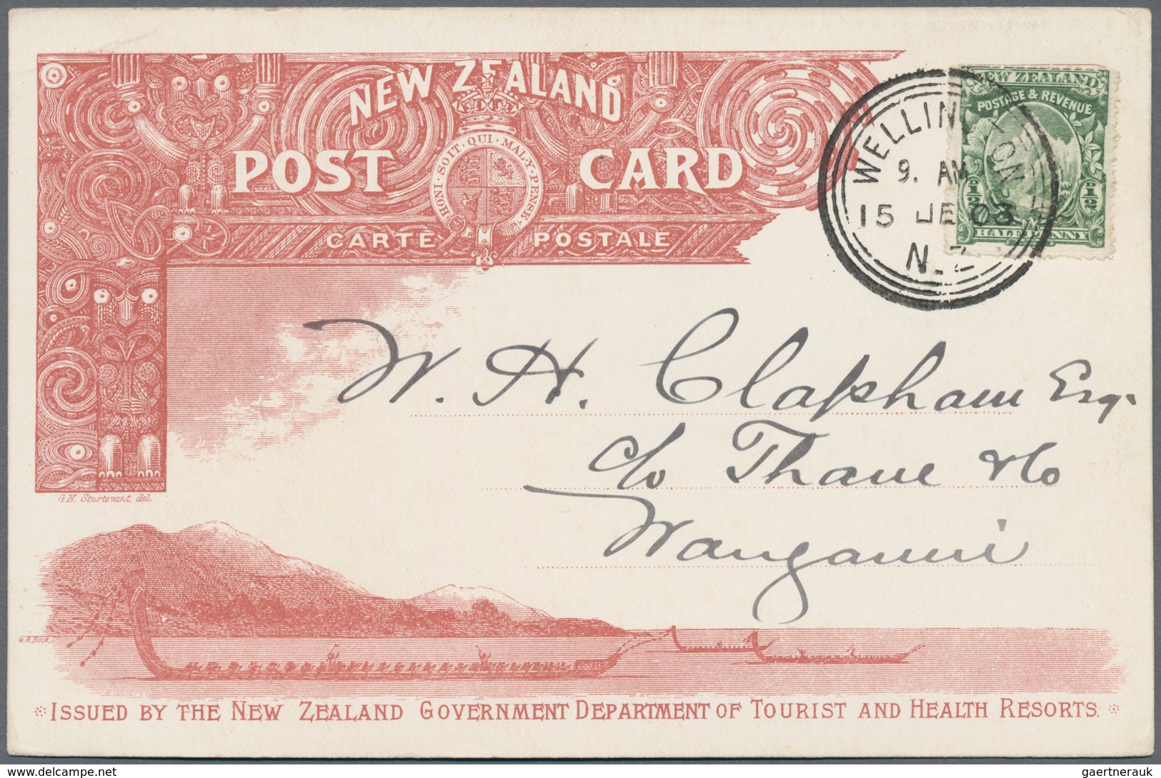 Neuseeland: 1903 (15.6.), Nine Different Picture Postcards 'Issued By The New Zealand Government Dep - Other & Unclassified