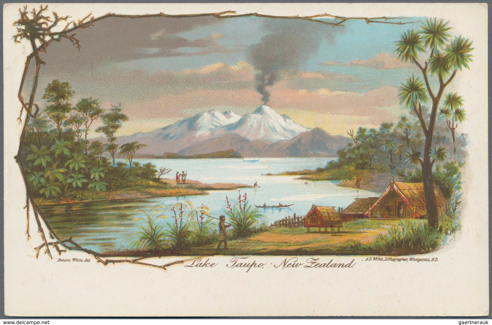 Neuseeland: 1903 (15.6.), nine different picture postcards 'Issued by the New Zealand Government Dep