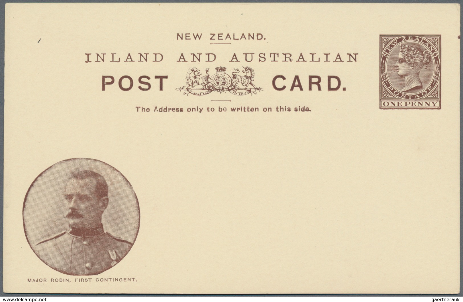 Neuseeland - Ganzsachen: 1901, eight different pictorial stat. postcards QV 1d. brown with Boer War