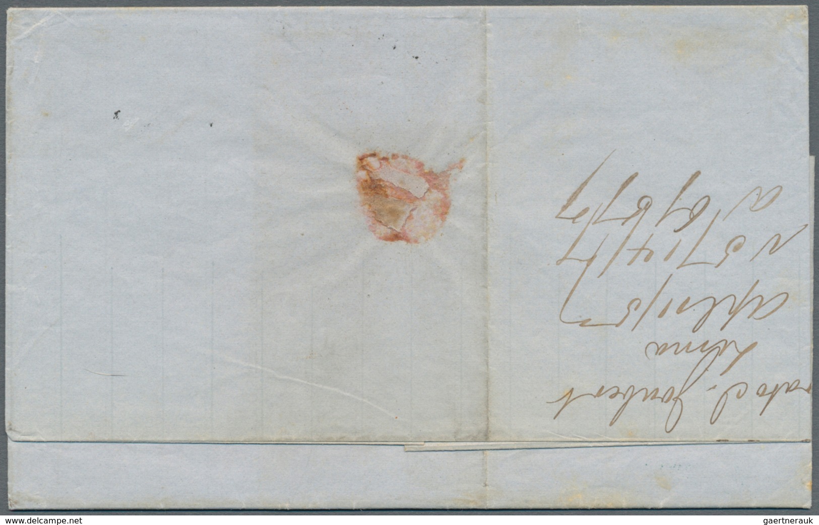 Peru: 1857, Entire Letter From LIMA, Dated April 11th 1857, Sent Via Transit Panama To New York, On - Perú