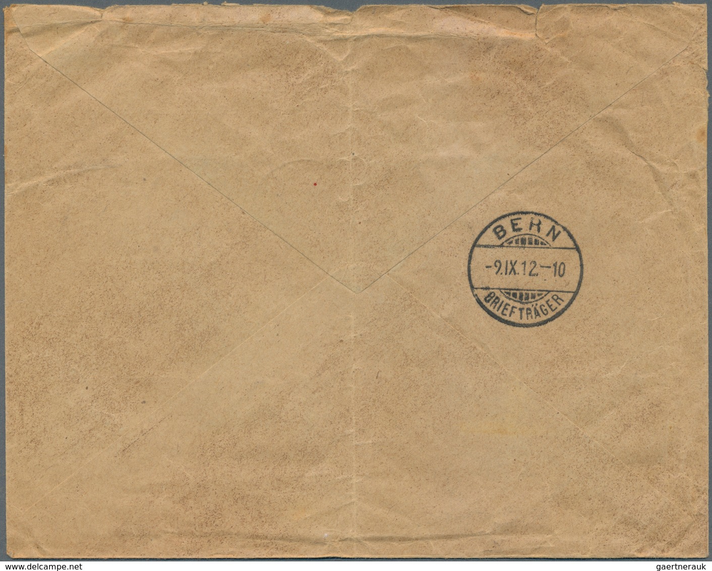 Sierra Leone: 1912, Originally Unstamped Letter From "SHENGAY-SHERBRO AU 16 12" With Sender's Imprin - Sierra Leone (1961-...)