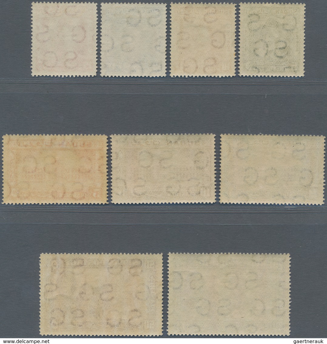 Sudan: 1931-35 Three Complete Sets Including 1935 'General Gordon' Set To 50pi., And The Two Airmail - Soedan (1954-...)