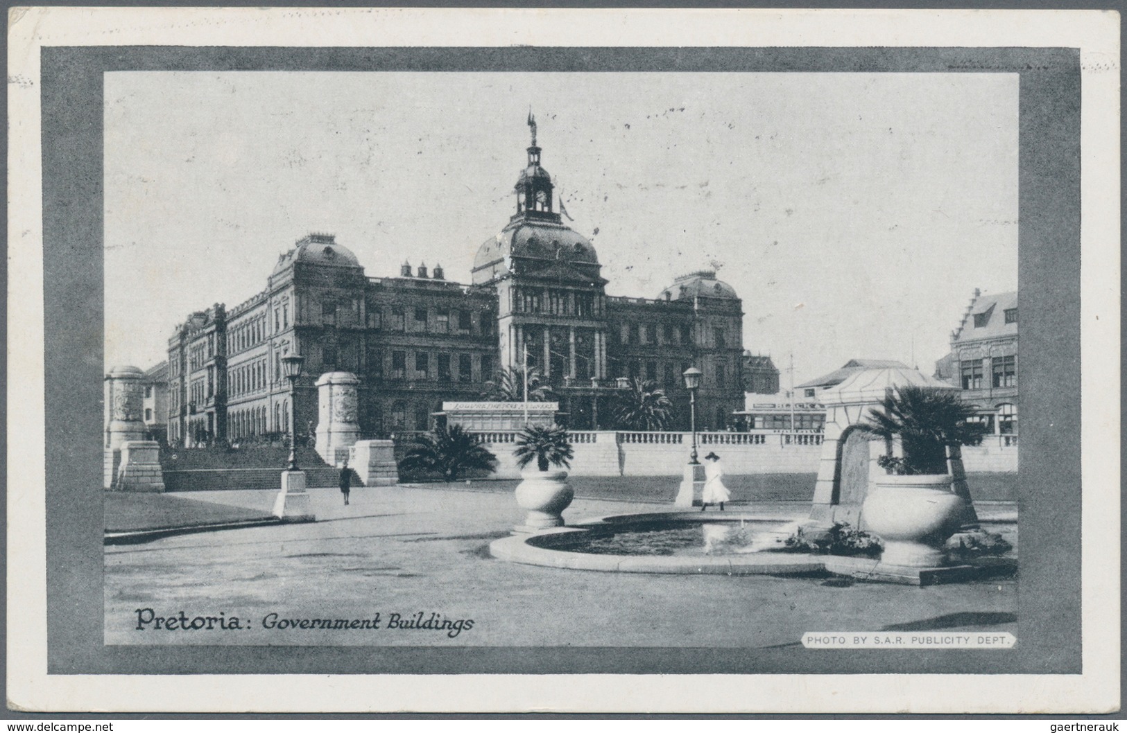 Südafrika - Ganzsachen: 1927, Seven Pictorial Stat. Postcards Ship-type 1½d. Brown/black With Differ - Other & Unclassified