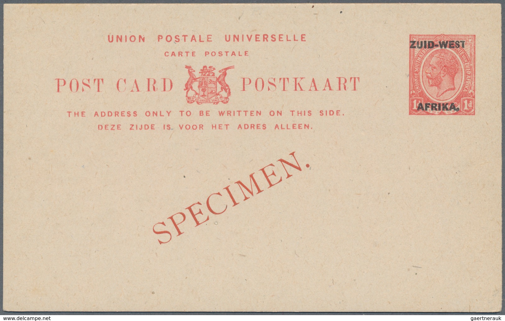 Südwestafrika: 1923/1930 (ca.), POSTAL STATIONERY: attractive group with nine different items all wi