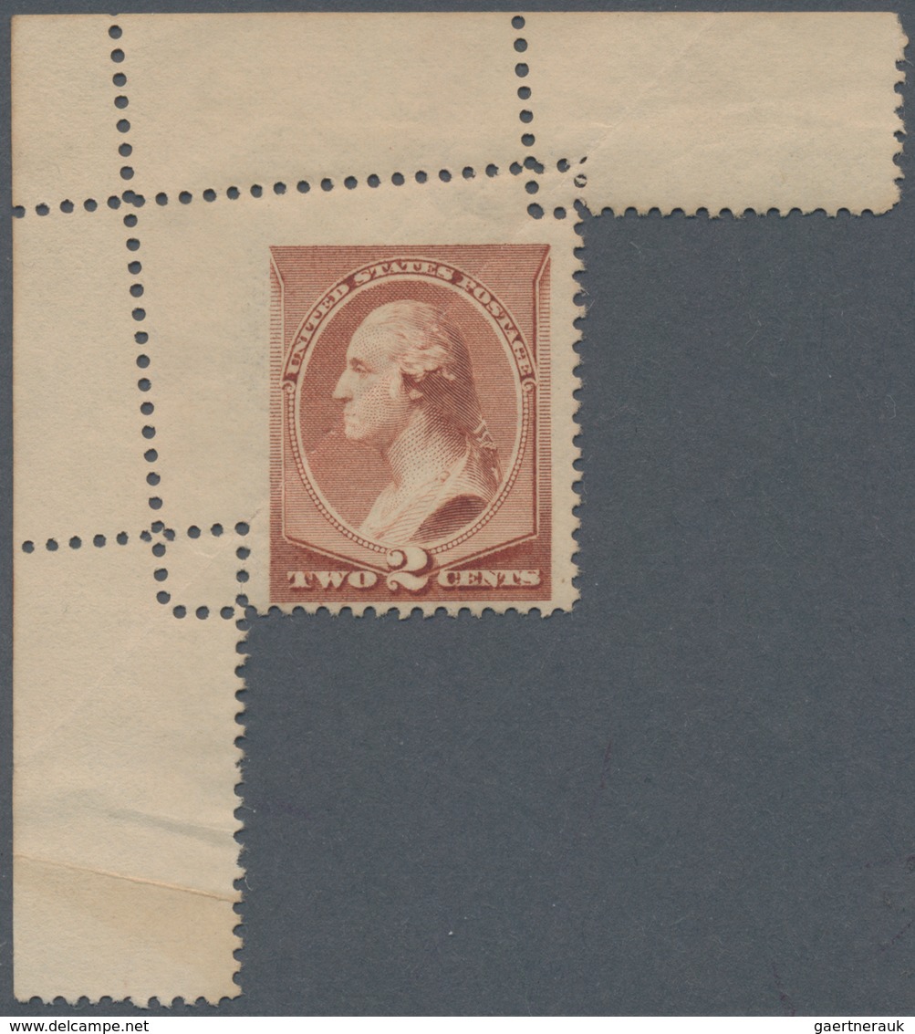 Vereinigte Staaten Von Amerika: 2c Red Brown 1883 (Scott 210), Never Hinged With Top Left Corner Sel - Other & Unclassified