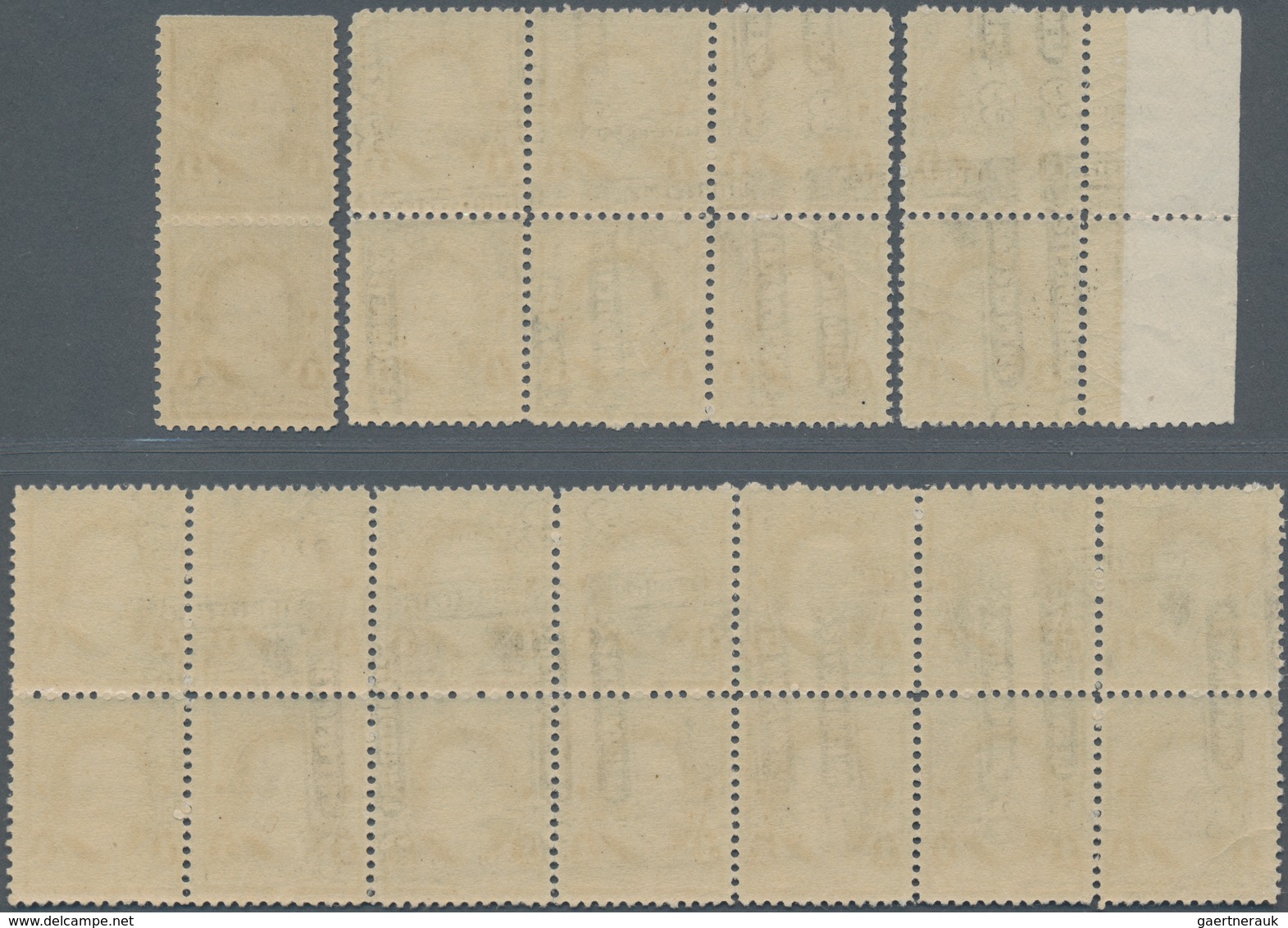 Vereinigte Staaten von Amerika: 1c, 2c 1890 Issue group (Scott Nos. 219, 220) comprising 1c (36 Neve