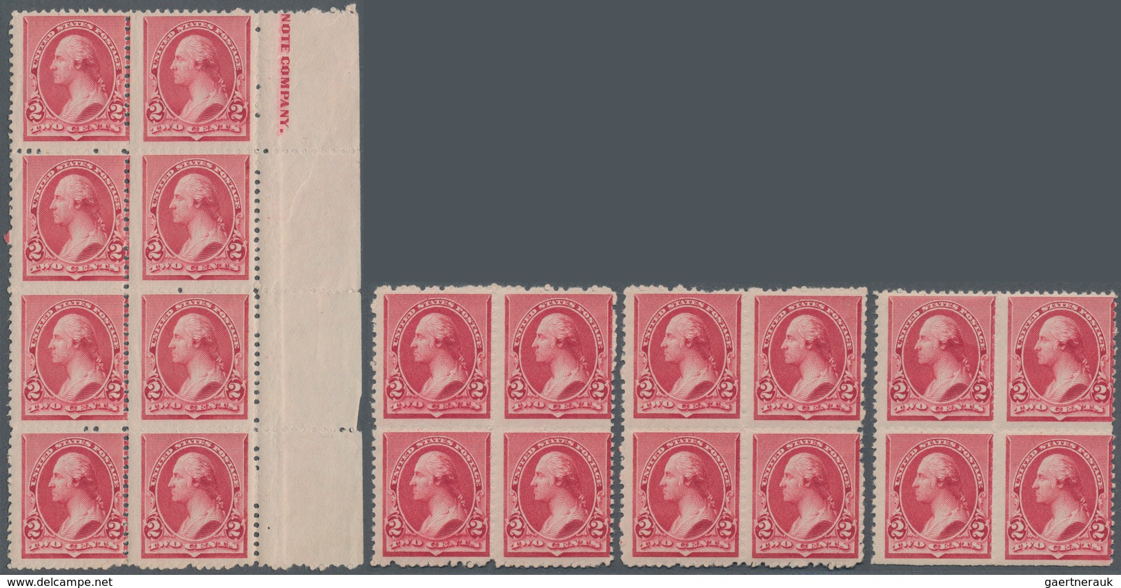 Vereinigte Staaten Von Amerika: 2c 1890 Issue With Cap On Left "2" (Scott 220a), Fine Group Of 28 Ne - Other & Unclassified