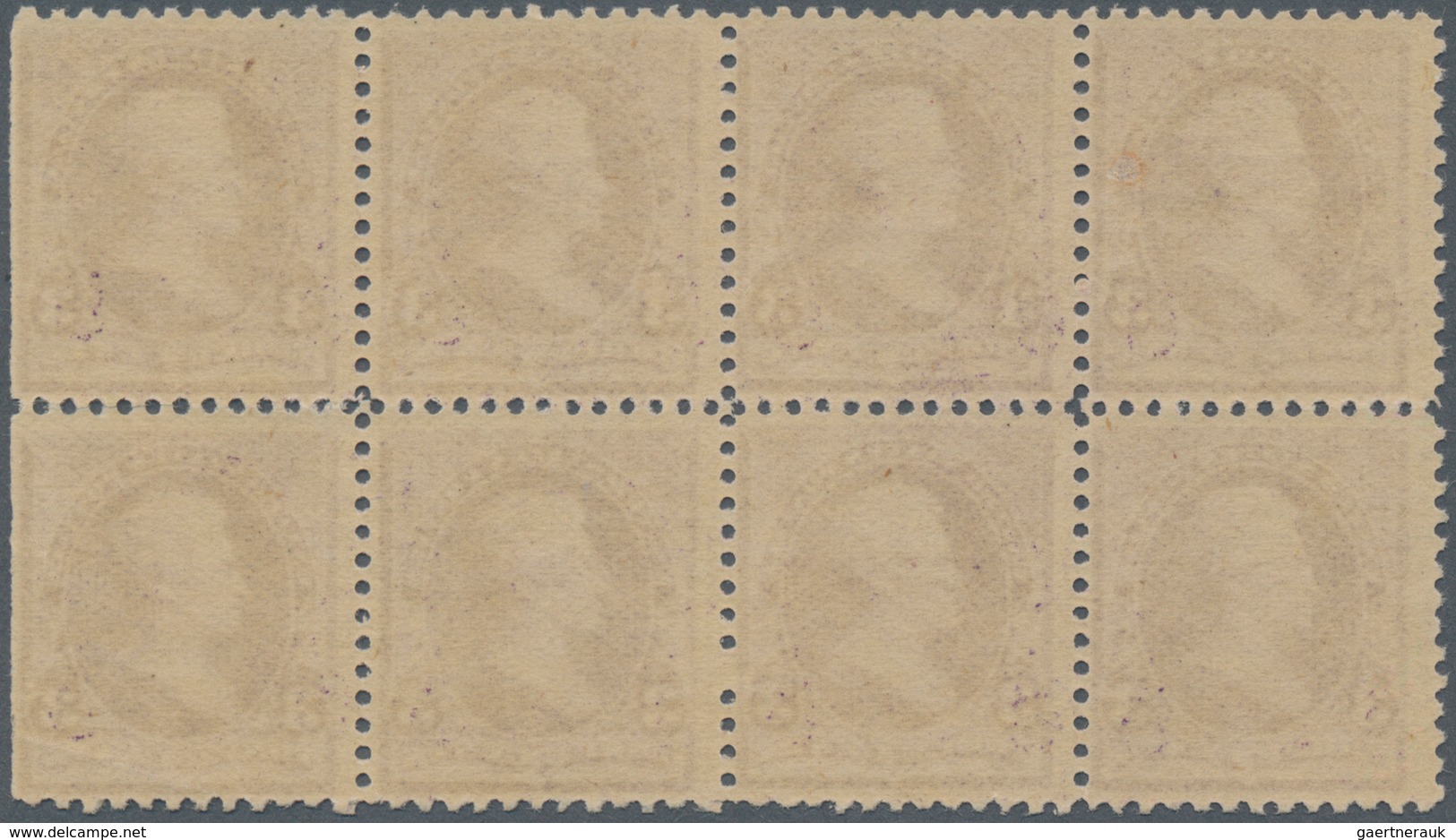 Vereinigte Staaten Von Amerika: 3c 1890 Issue (Scott 221), Never Hinged Horizontal Block Of Eight, B - Other & Unclassified