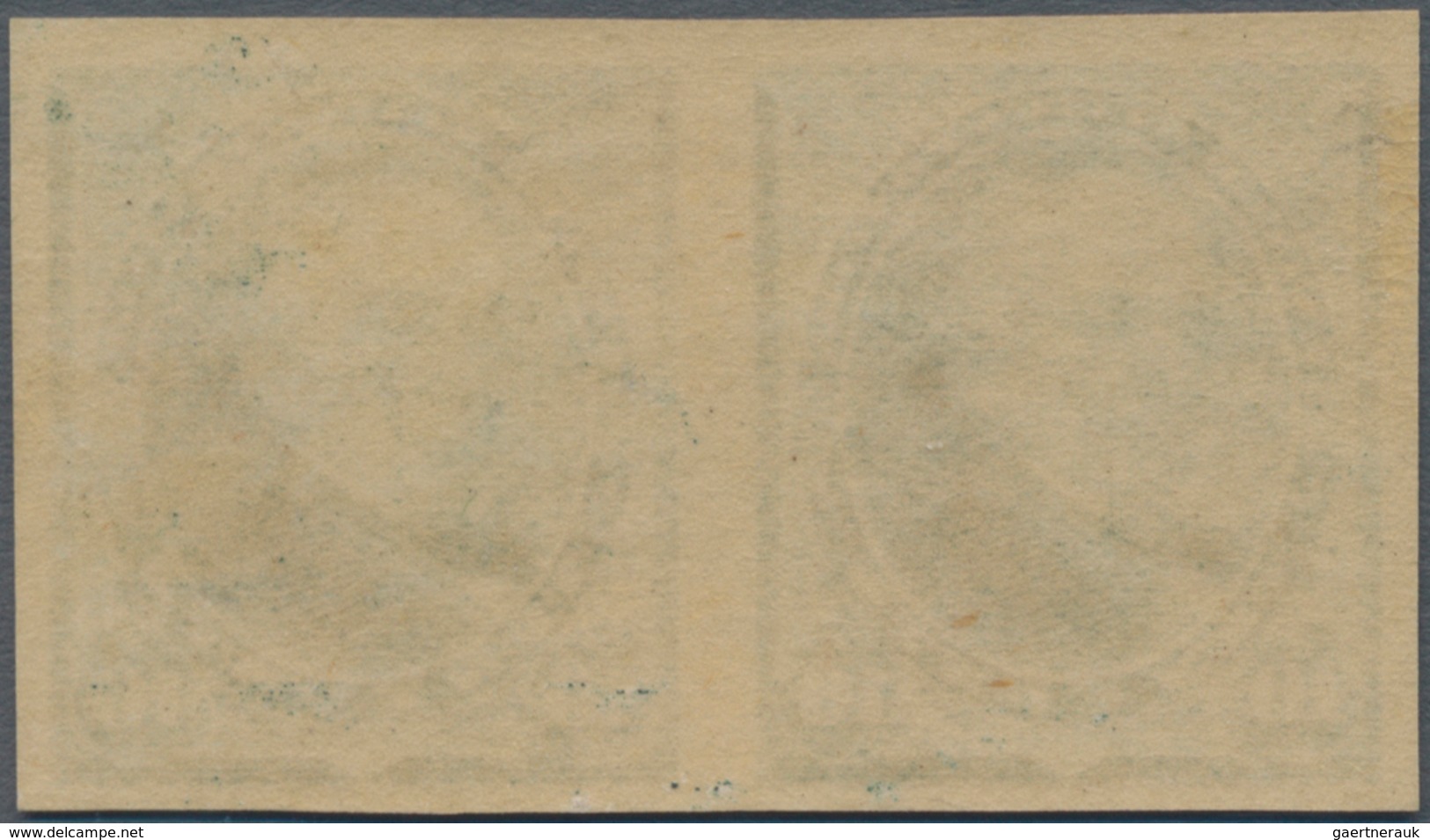 Vereinigte Staaten Von Amerika: 10c 1890 Plate Proof On Stamp Paper (Scott 226P5), Horizontal Pair, - Sonstige & Ohne Zuordnung