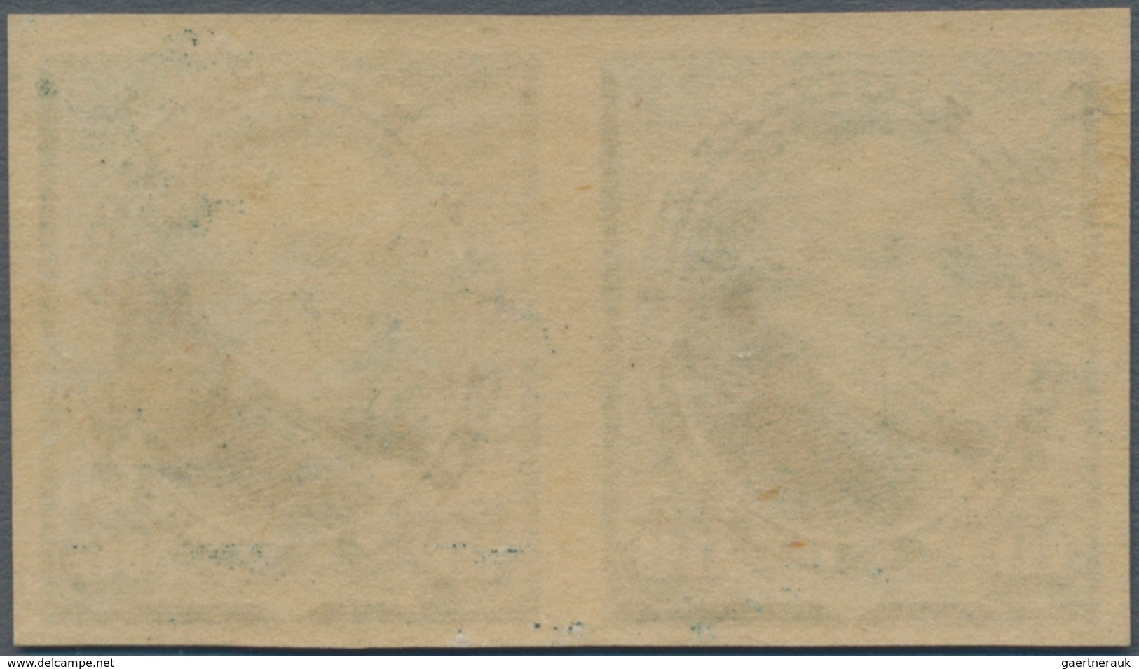 Vereinigte Staaten Von Amerika: 10c 1890 Plate Proof On Stamp Paper (Scott 226P5), Horizontal Pair, - Other & Unclassified