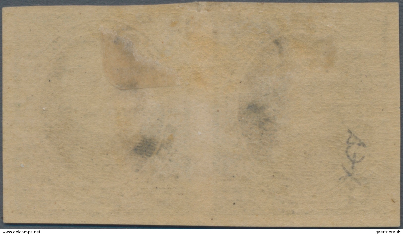 Vereinigte Staaten Von Amerika: 15c 1890 Plate Proof On Stamp Paper (Scott 227P5), Horizontal Pair, - Andere & Zonder Classificatie