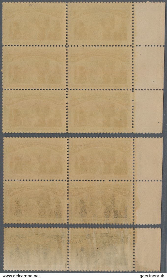 Vereinigte Staaten Von Amerika: $3.00 Columbus Issue (Scott 243), Reconstructed Vertical Block Of Tw - Other & Unclassified