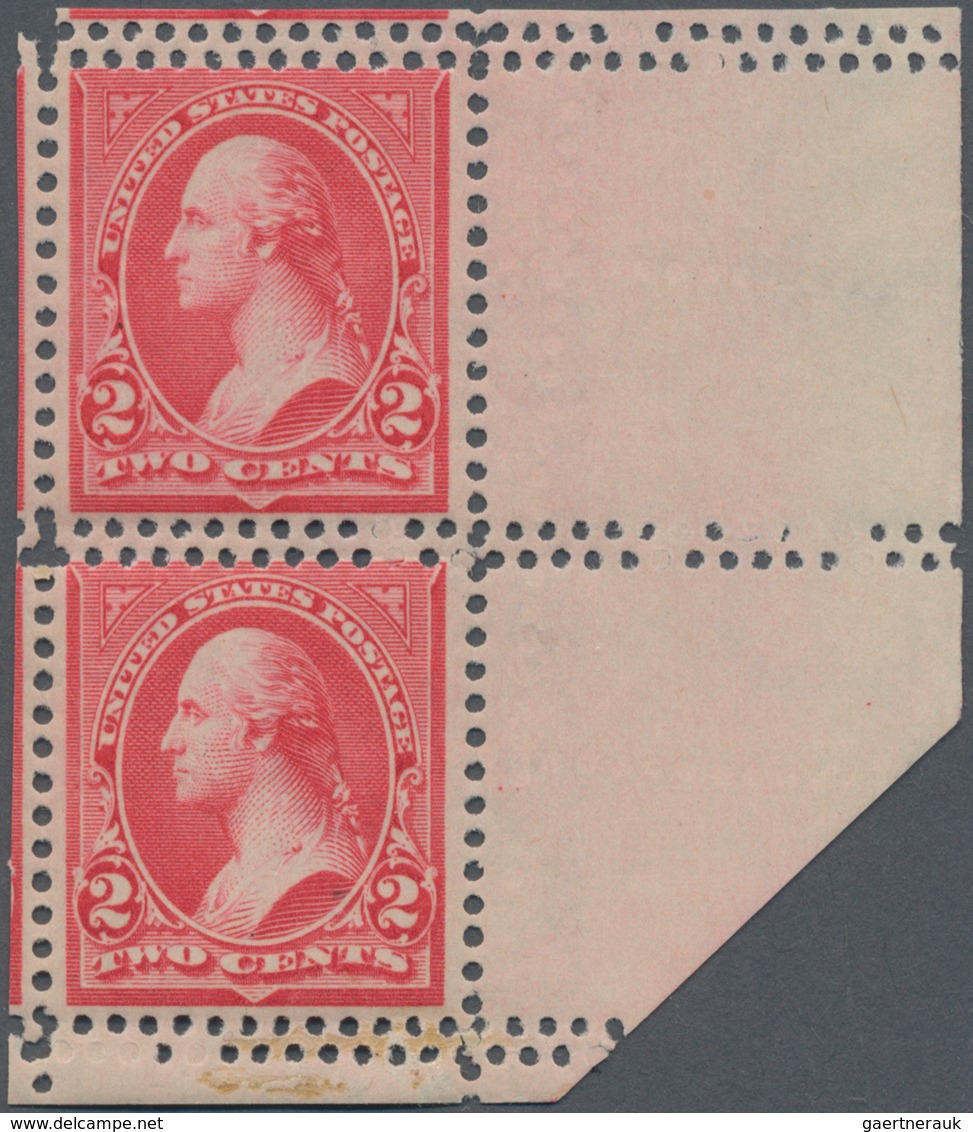 Vereinigte Staaten Von Amerika: 2c Type III Watermarked 1895 (Scott 267), Never Hinged Bottom Right - Other & Unclassified