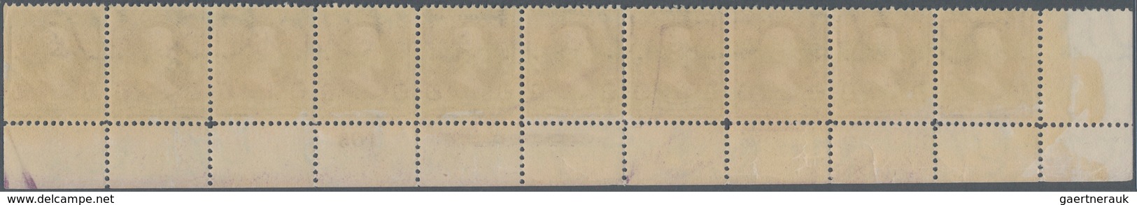 Vereinigte Staaten Von Amerika: 3c 1895 Watermarked (Scott 268), Never Hinged Bottom Plate No. 103, - Other & Unclassified