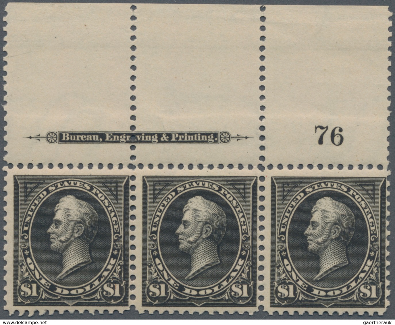Vereinigte Staaten Von Amerika: $1.00 1895 Watermarked Types I & II (Scott 276, 276A), Never Hinged - Other & Unclassified
