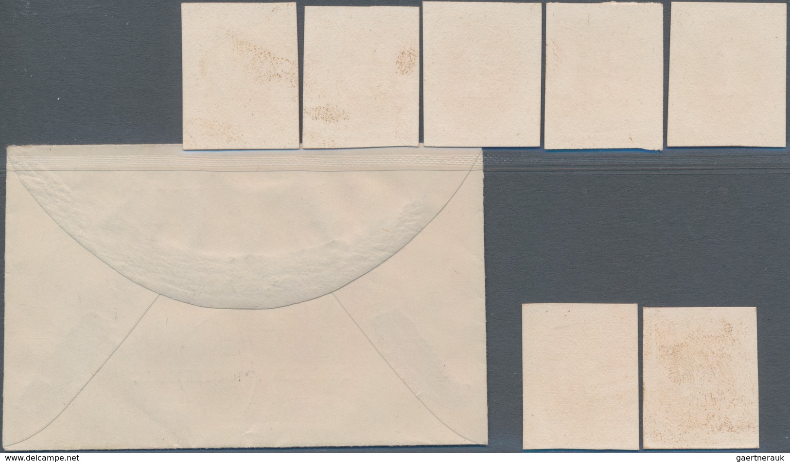 Vereinigte Staaten Von Amerika - Portomarken: 1c-50c Postage Dues 1879, Plate Proofs On Card (Scott - Postage Due