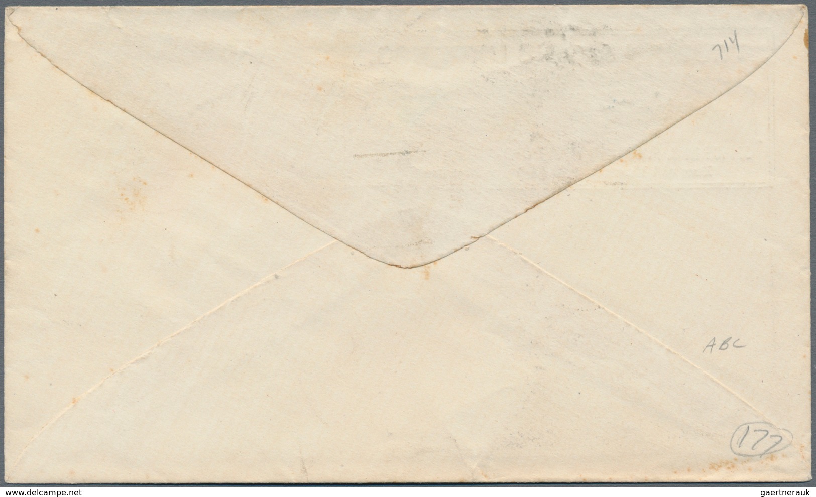 Vereinigte Staaten Von Amerika - Ganzsachen: 1866, TRUMAN & CO'S EXPRESS, 3 C. Stationery Envelope W - Andere & Zonder Classificatie