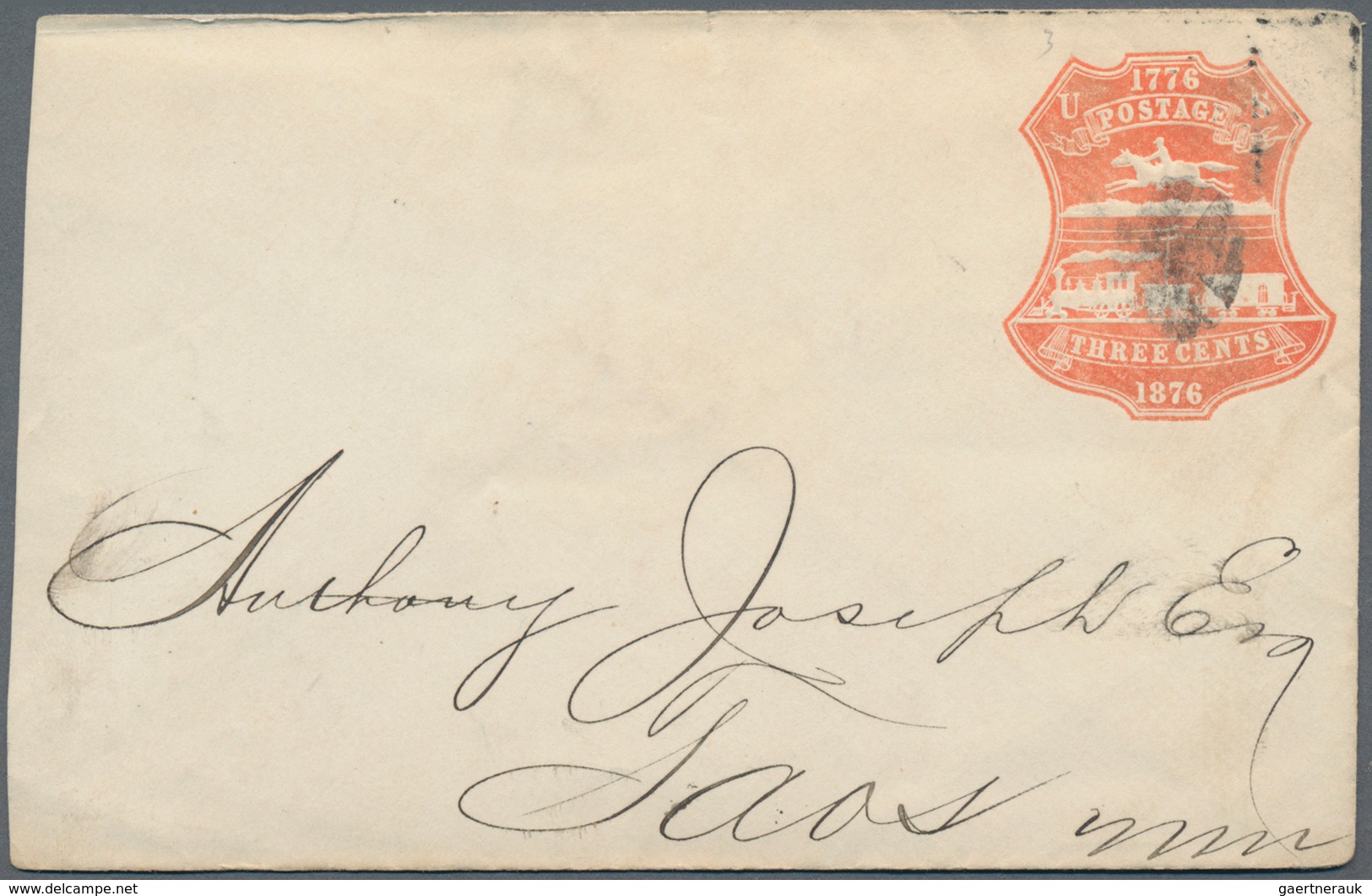 Vereinigte Staaten Von Amerika - Ganzsachen: 1876 Two Commercially Used Postal Stationery Envelopes - Other & Unclassified