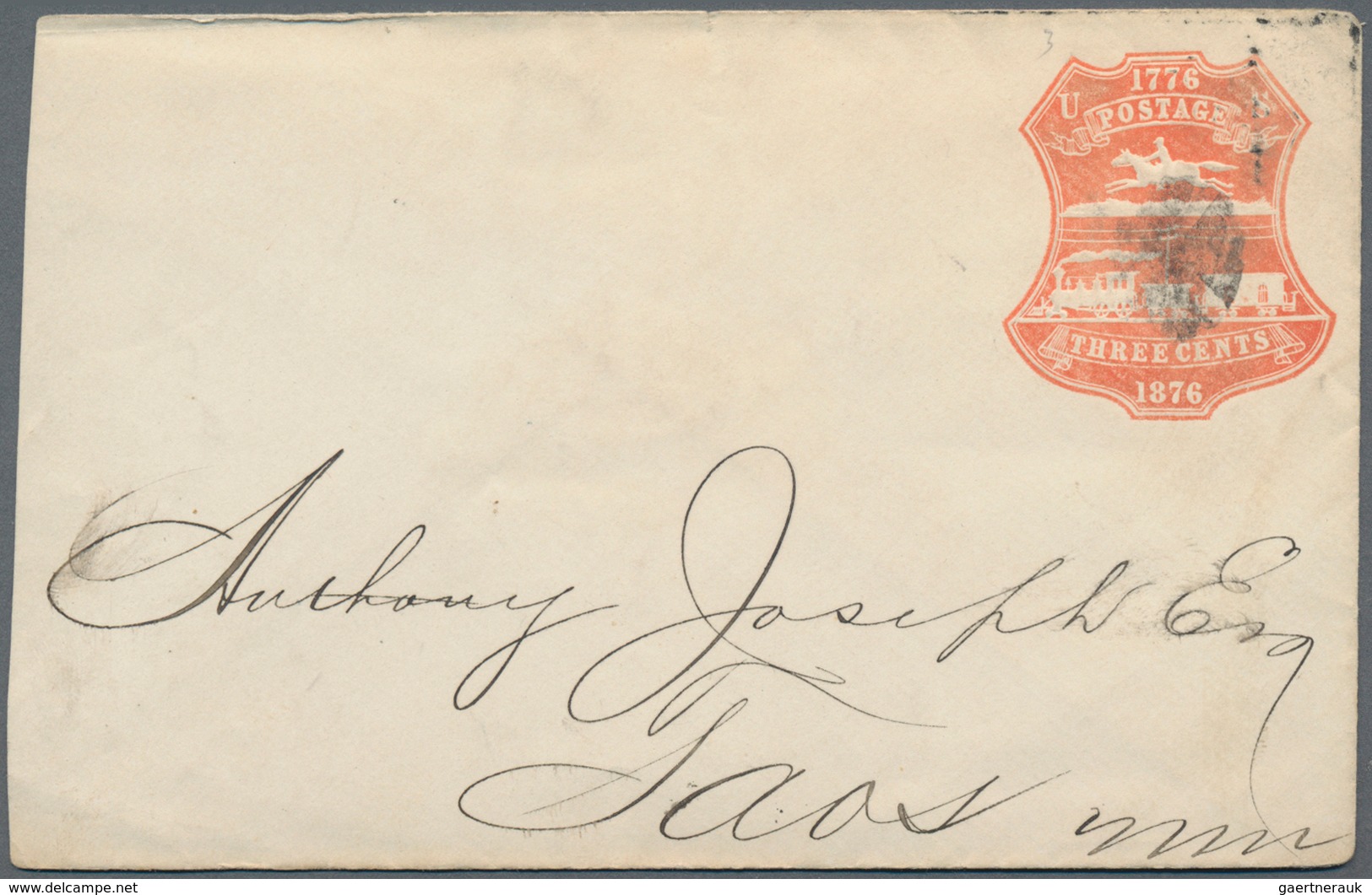 Vereinigte Staaten Von Amerika - Ganzsachen: 1876 Two Commercially Used Postal Stationery Envelopes - Andere & Zonder Classificatie