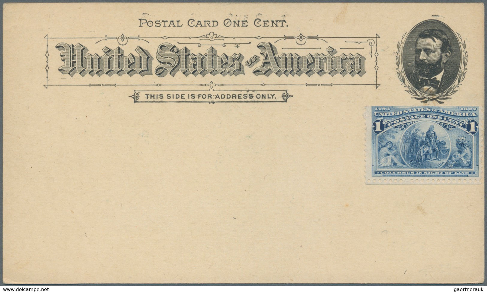 Vereinigte Staaten von Amerika - Ganzsachen: 1893, Eleven coloured stationery picture-cards 1 C "Wor