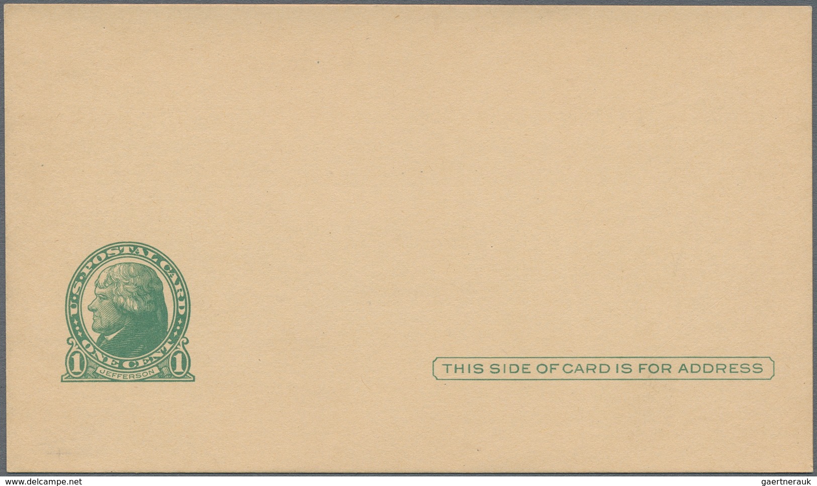 Vereinigte Staaten Von Amerika - Ganzsachen: 1914-16 Two Unused Postal Stationery Cards, One Card Wi - Other & Unclassified