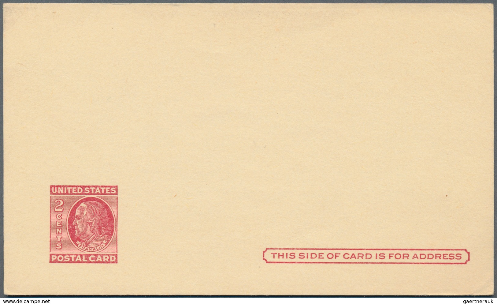 Vereinigte Staaten Von Amerika - Ganzsachen: 1917 Two Unused Postal Stationery Cards, One Is Miscut, - Other & Unclassified