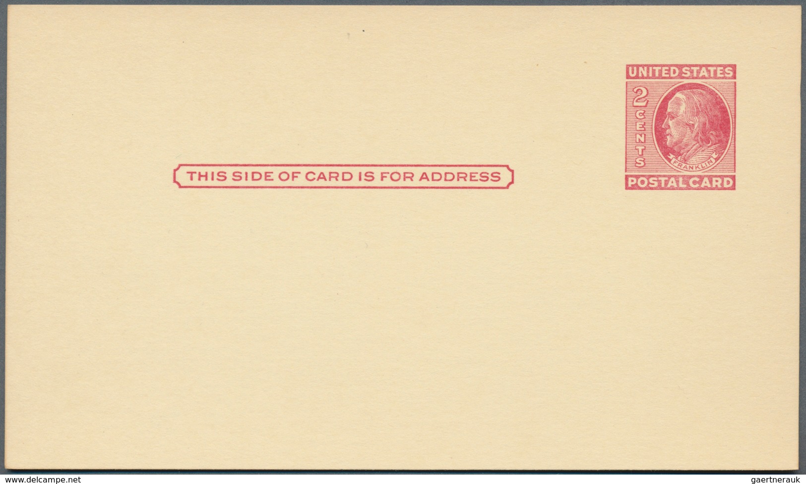 Vereinigte Staaten Von Amerika - Ganzsachen: 1917 Two Unused Postal Stationery Cards, One Is Miscut, - Other & Unclassified