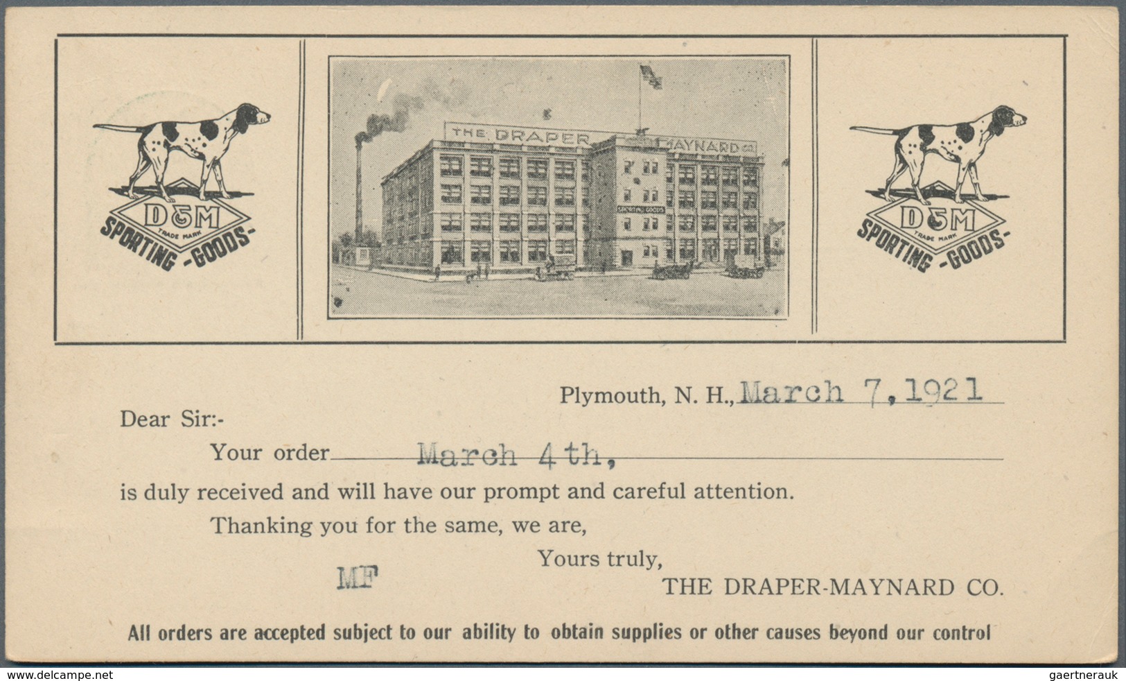 Vereinigte Staaten Von Amerika - Ganzsachen: 1921 Commercially Used Postal Stationery Card With Addi - Other & Unclassified