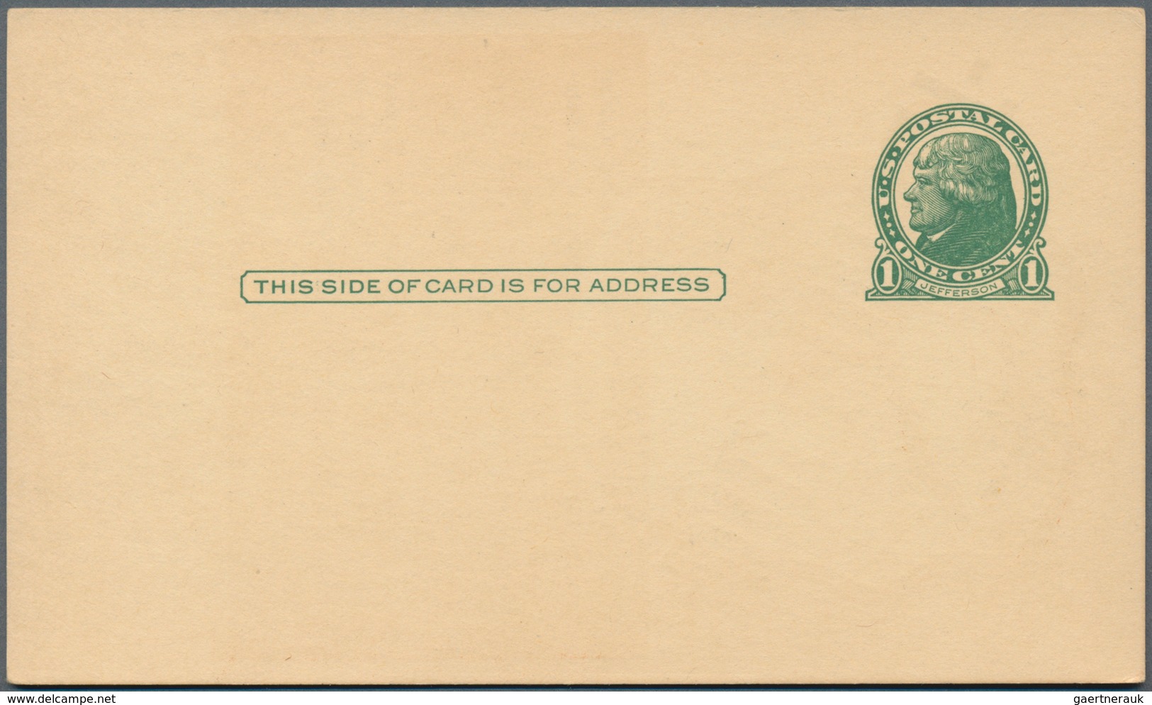 Vereinigte Staaten von Amerika - Ganzsachen: 1940 (ca.) four unused postal stationery cards with add