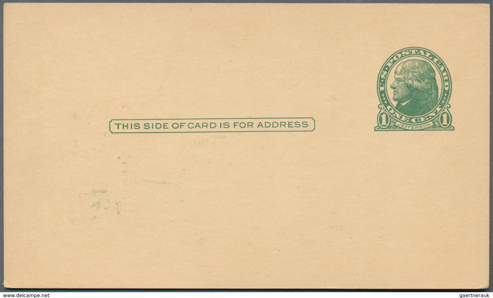 Vereinigte Staaten von Amerika - Ganzsachen: 1940 (ca.) four unused postal stationery cards with add