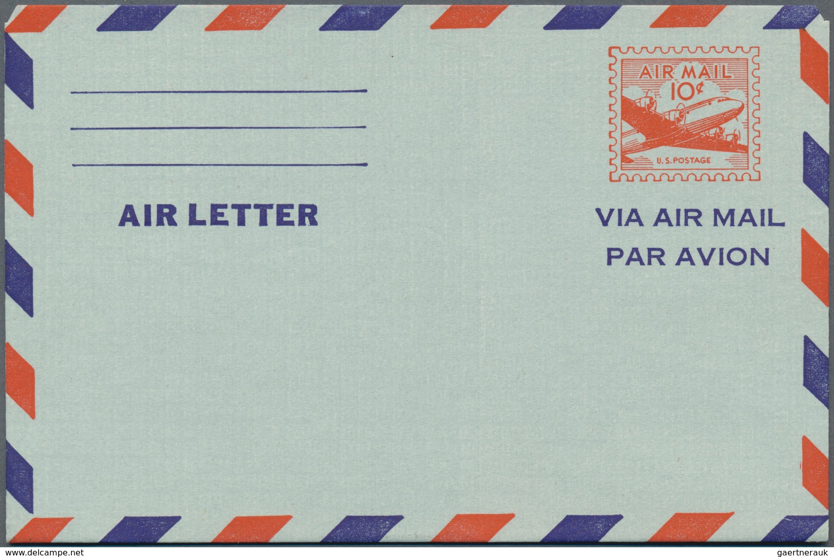 Vereinigte Staaten Von Amerika - Ganzsachen: 1947/55 Four Unused Postal Stationery Letter Sheets Wit - Andere & Zonder Classificatie