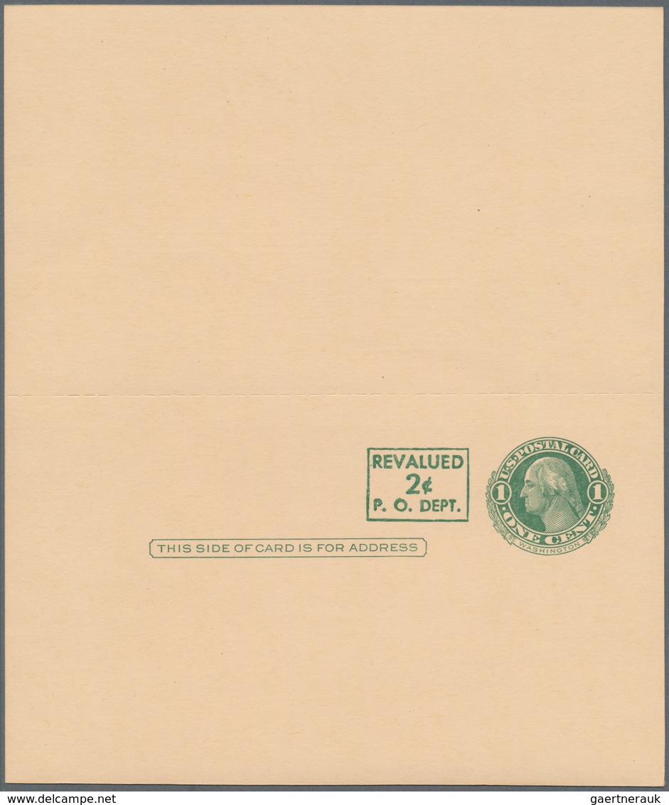 Vereinigte Staaten Von Amerika - Ganzsachen: 1952 Unused And Unfolded Postal Stationery Double Card - Andere & Zonder Classificatie