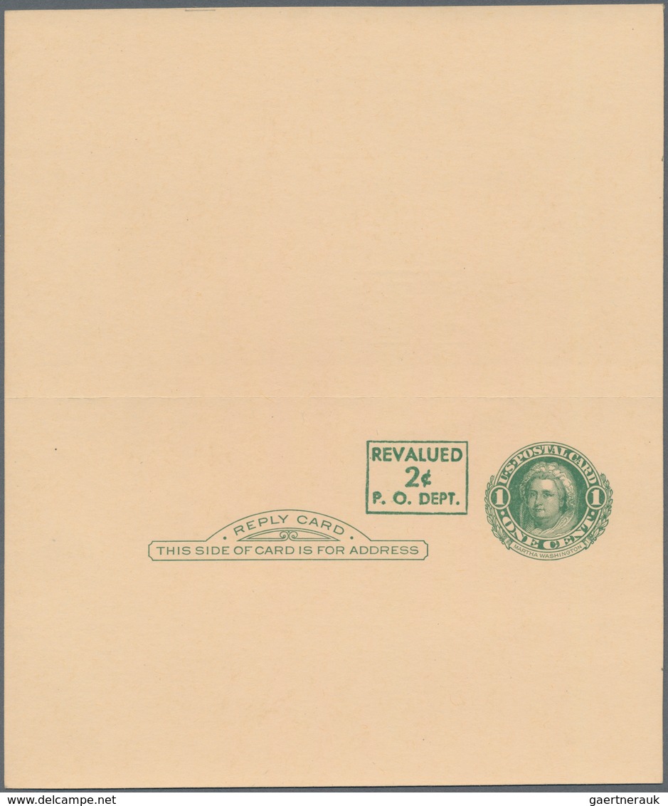 Vereinigte Staaten Von Amerika - Ganzsachen: 1952 Unused And Unfolded Postal Stationery Double Card - Andere & Zonder Classificatie